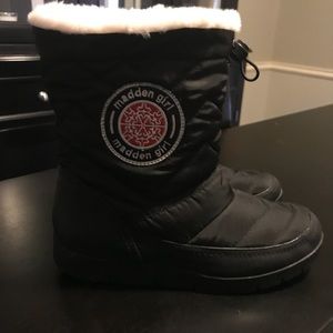Madden Women’s black winter boots